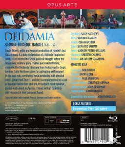 Matthews/Cangemi, Bolton/Matthews/Cangemi/Pasichnyk - - Deidamia (Blu-ray)