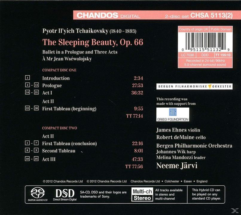 James Ehnes - Tschaikowsky  - (SACD Hybrid)