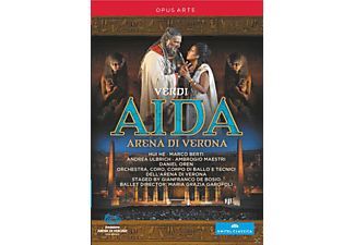 Marco Berti, Andrea Ulbrich, Ambrogio Maestri, Roberto Tagliavini, Orchestra Dell'arena Di Verona - Aida  - (DVD)
