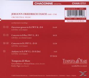 Johann Friedrich Fasch, Tempesta Di Mare - Orchesterwerke  - (CD)
