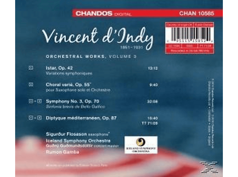 Thumbnail - Iceland Symphony Orchestra, Sigurdur Flosason - Orchesterwerke Vol.3 (CD)