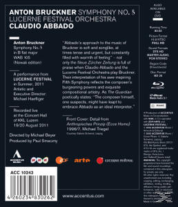 Abbado/Lucern Festival Orchest, Claudio & Luzern Festival Orchestra Abbado, Abbado/Lucerne Festival Orch. - Sinfonie 5 B-Dur  - (Blu-ray)
