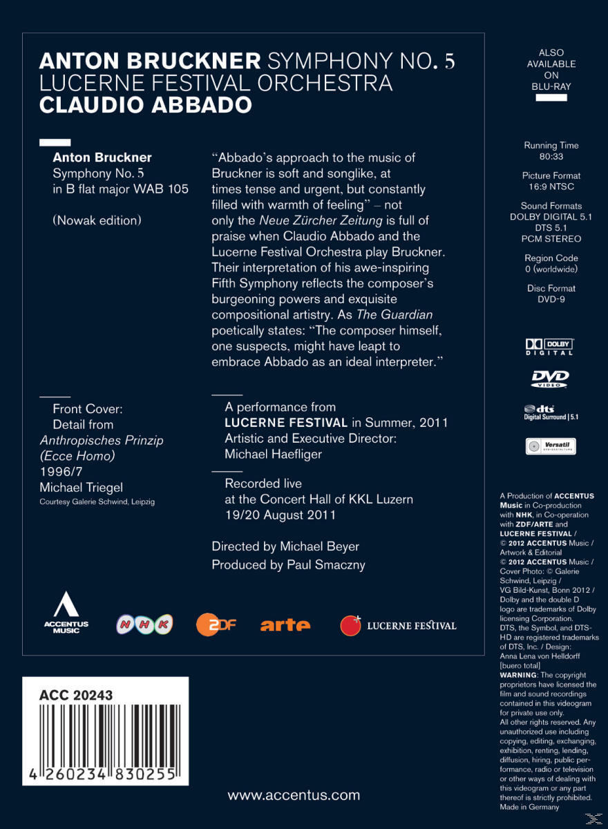 Lucerne Festival Orchestra - Sinfonie 5  - (DVD)