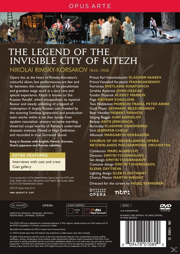VARIOUS, Chorus of the Nederlandse Opera, Netherlands Philharmonic Opera - Legende Von Der Unsichtbaren Stadt Kitesch  - (DVD)