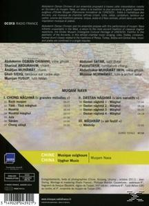 CD-Rückseite mit Titelliste und Credits der uigurischen Musik.
