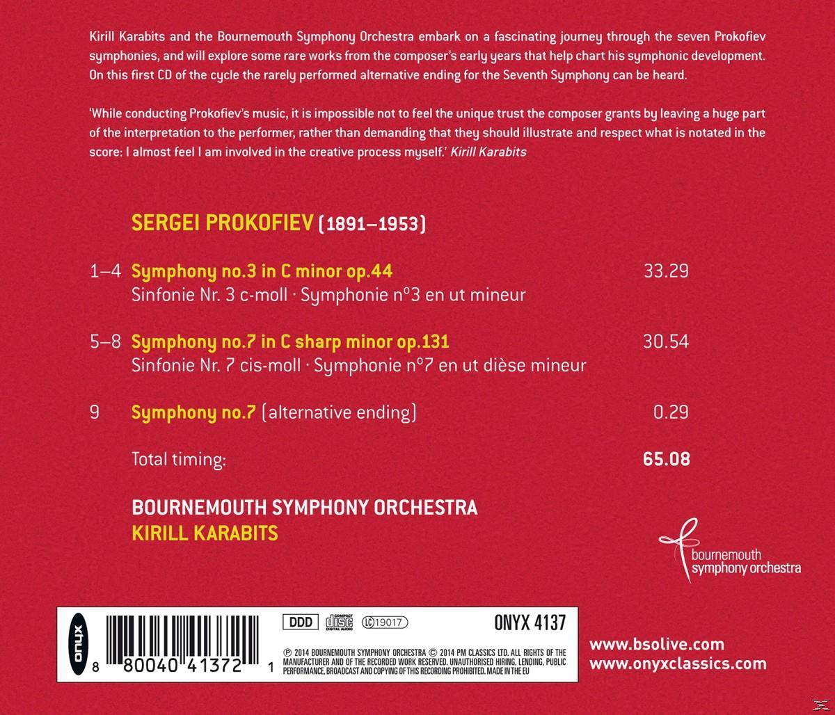 Bournemouth Symphony Orchestra - Sinfonien 3 & 7  - (CD)