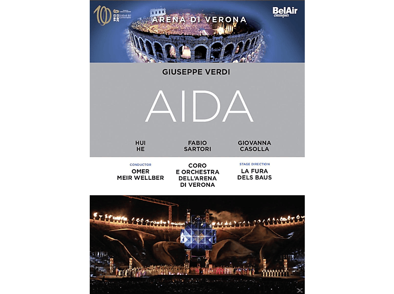Hui He, Giovanna Casolla, Orchestra Dell'arena Di Verona, Fabio Sartori - Aida - (DVD)