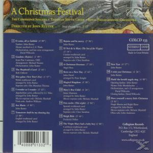 CD-Cover mit Christmas Festival, mit verschiedenen Liedern und Künstlern. Zeigt ein Gemälde einer Person.