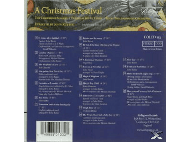 Thumbnail - The Cambridge Singers, Rutter,John/Cambridge Singers,The/RPO - A Christmas Festival (CD)