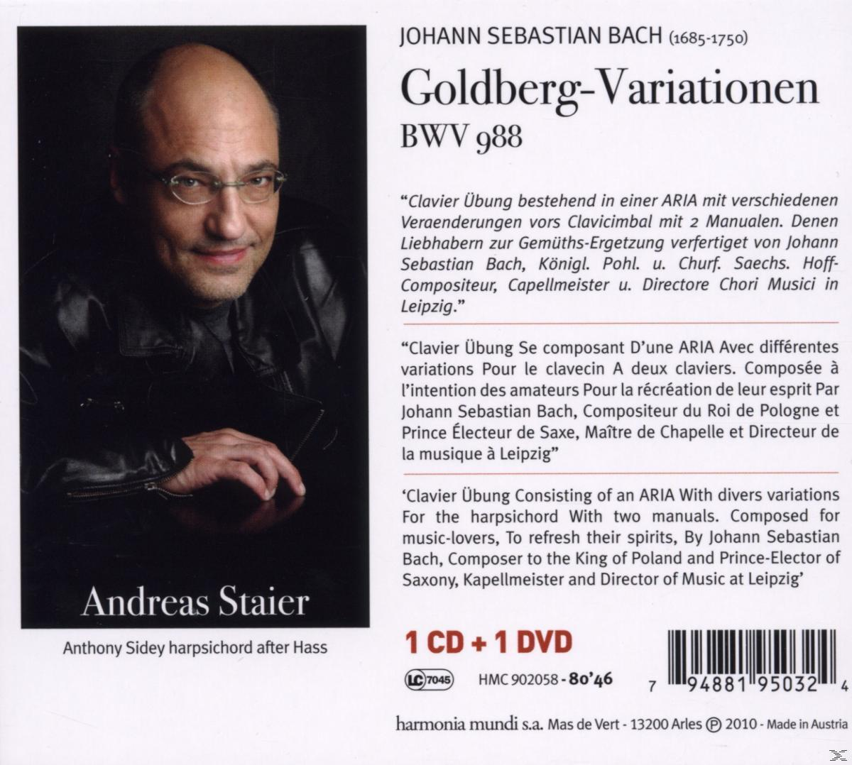 Andreas Staier - Goldberg - Variationen  - (CD + DVD Video)