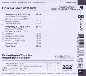 Musikkollegium Winterthur, Douglas Boyd - Sinfonien 7 & 8  - (SACD Hybrid)