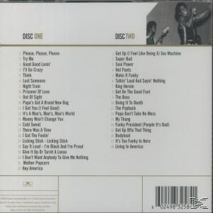 CD-Hülle mit zwei Discs, Text: Disc One und Disc Two. Songtitel sind aufgelistet.