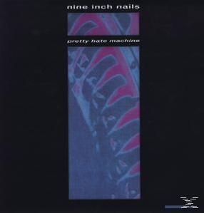 Albumcover mit schwarzem Hintergrund und roten und blauen geometrischen Formen.