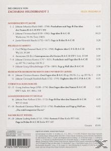 Felix Friedrich - Zacharias Hildebrandt Orgeln 1  - (CD + Buch)