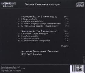 Malaysian Philharmonic Orchestra, Kees Bakels - Die zwei Symphonien  - (CD)
