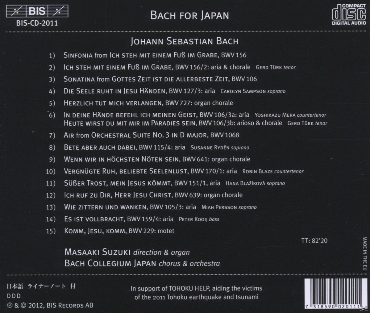 VARIOUS, Suzuki Masaaki - Bach Für Japan  - (CD)