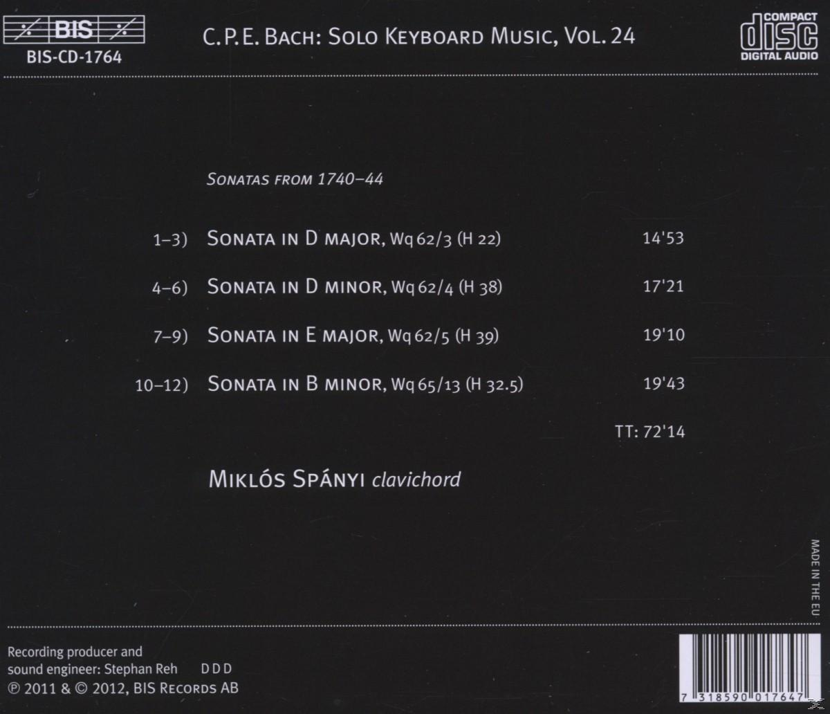 Miklos Spanyi - Die Solo-Klavierwerke Vol.24  - (CD)