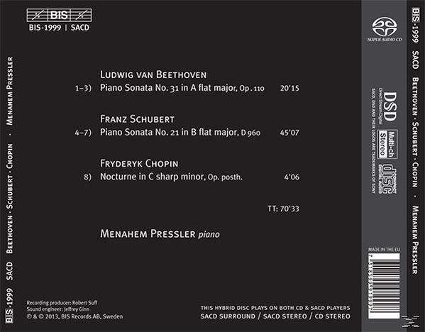 Menahem Pressler - Menahem Pressler, Klavier  - (SACD Hybrid)