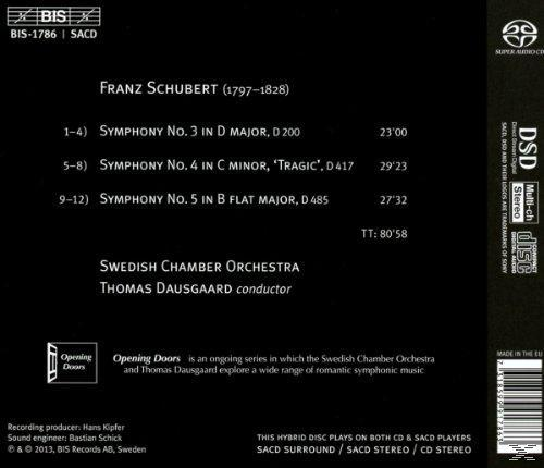 Swedish Chamber Orchestra - Sinfonien 3 bis 5  - (SACD Hybrid)