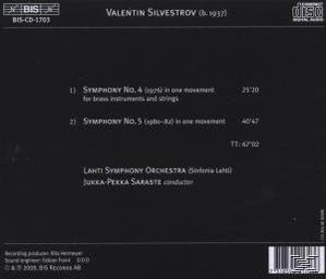 Saraste & Lahti So - Sinfonien 4 & 5  - (CD)