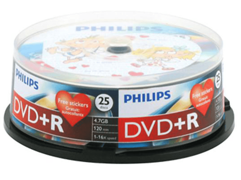 PHILIPS DVD+R 4.7GB 16X 120dk 25'li CD Kutusu Fiyat & Özellik