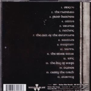 CD-Rückseite mit Trackliste und dem Text 'NUCLEA BLAST' und Logo.