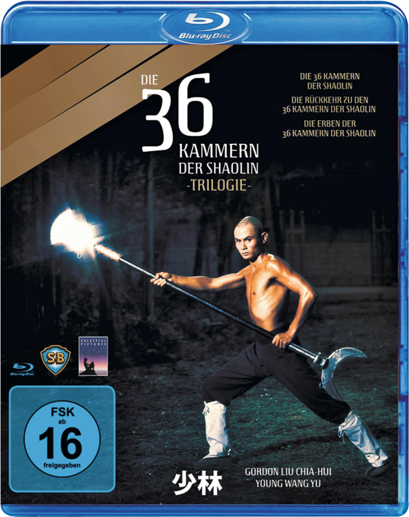 Die 36 Kammern Der Blu-ray Shaolin (Trilogie)