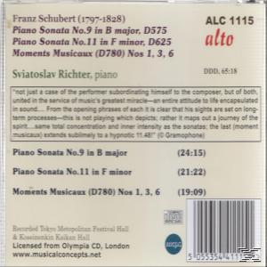 Sviatoslav Richter - Schubert Piano Sonatas 9+11  - (CD)