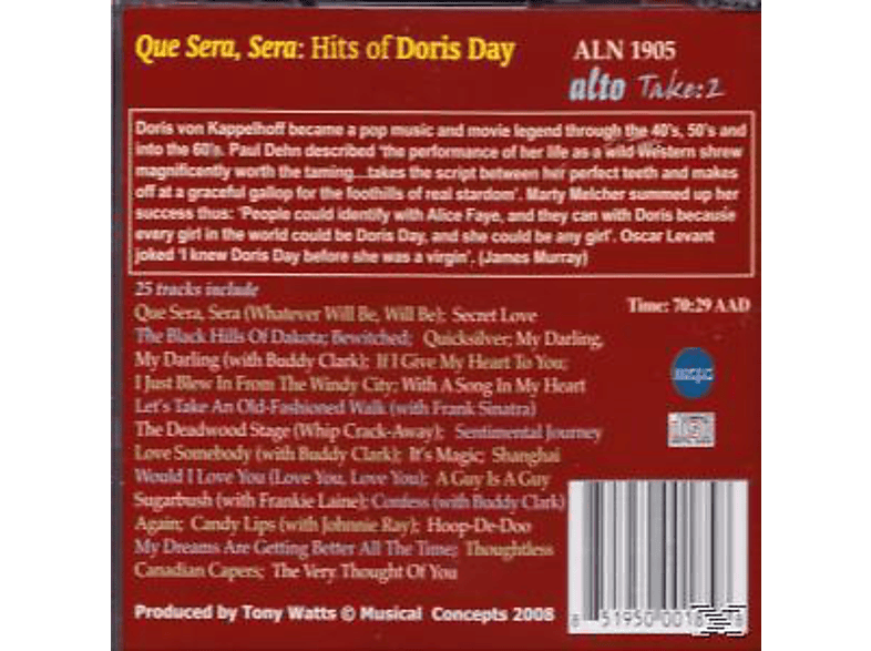 Doris Day - Que Sera, Sera  - (CD)