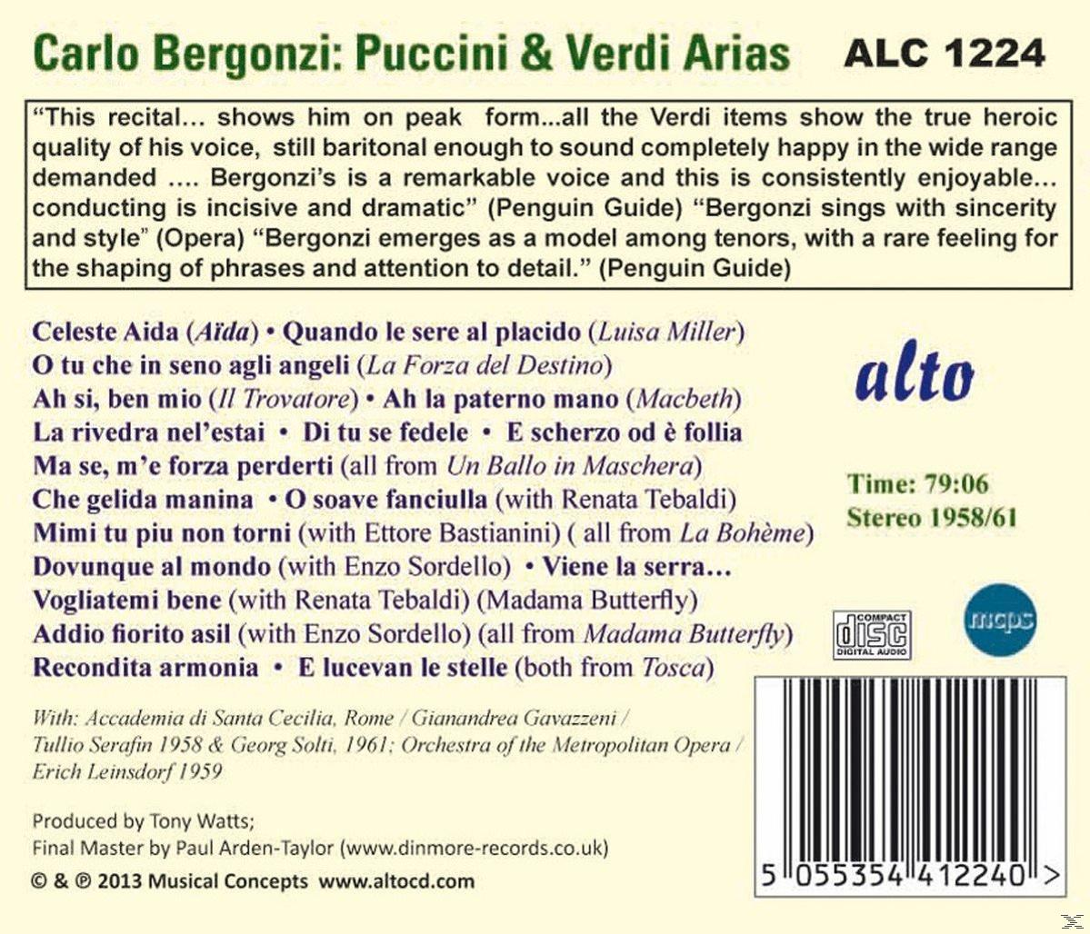 Carlo Bergonzi - Puccini And Verdi Arias  - (CD)