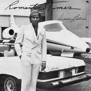 Albumcover. Mann im weißen Anzug, hält Zigarette. Titel: 'Romantic Times'. Flugzeug und Auto im Hintergrund.