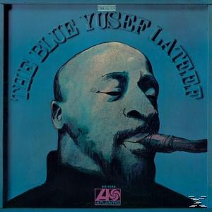 A 'The Blue Yusef Lateef' album borítója, kék tónusú portréval és szöveggel.
