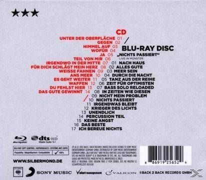 Rückseite einer CD mit Titeln in Rot und einer Titelliste, mit CD-Logo.