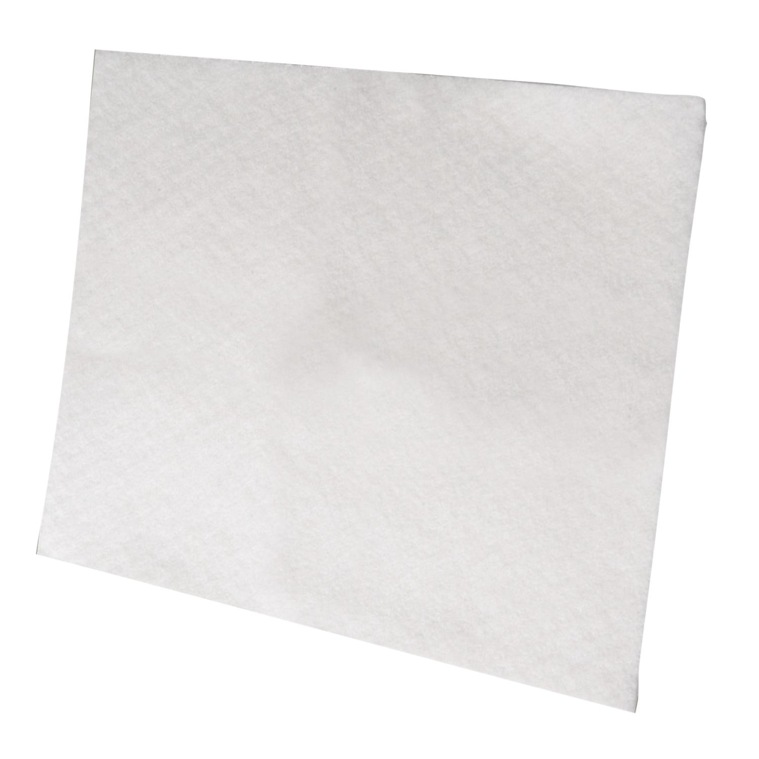 Weißes, rechteckiges Papier. Das Papier ist leicht angewinkelt auf weißem Hintergrund.