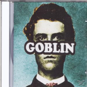 Albumcover mit dem Gesicht eines Mannes und dem Titel 'GOBLIN' über seinen Augen. Der Hintergrund ist hellblau.