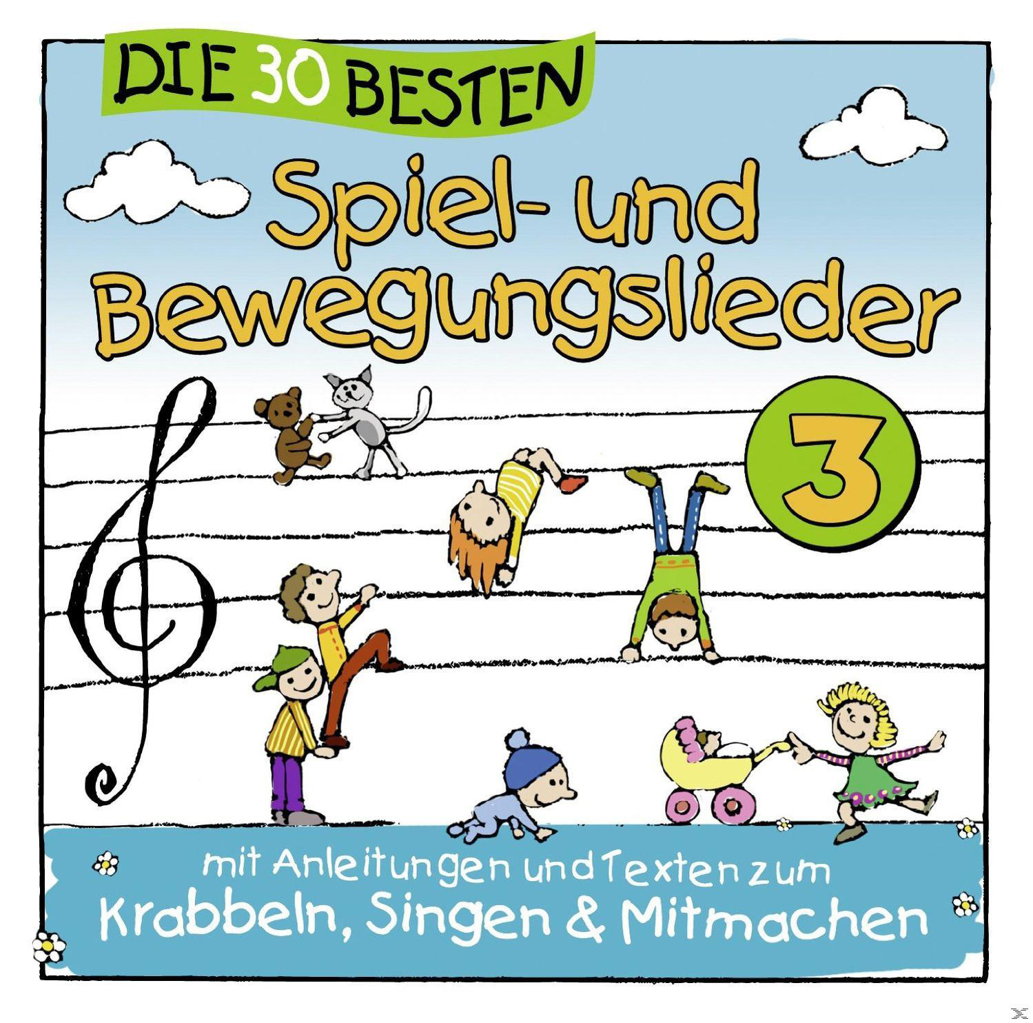Simone Sommerland, Karsten Glück, Die Kita Frösche - Die 30 Besten Spiel- Und Bewegungslieder Vol.3  - (CD)