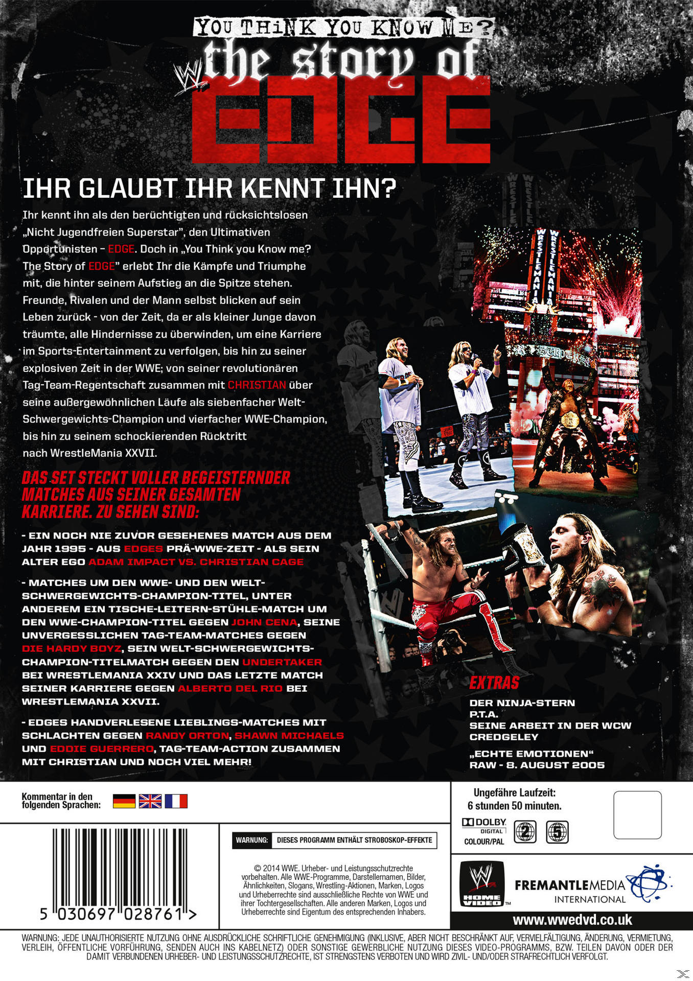 Story Think Edge Me? of Know You DVD The You WWE -