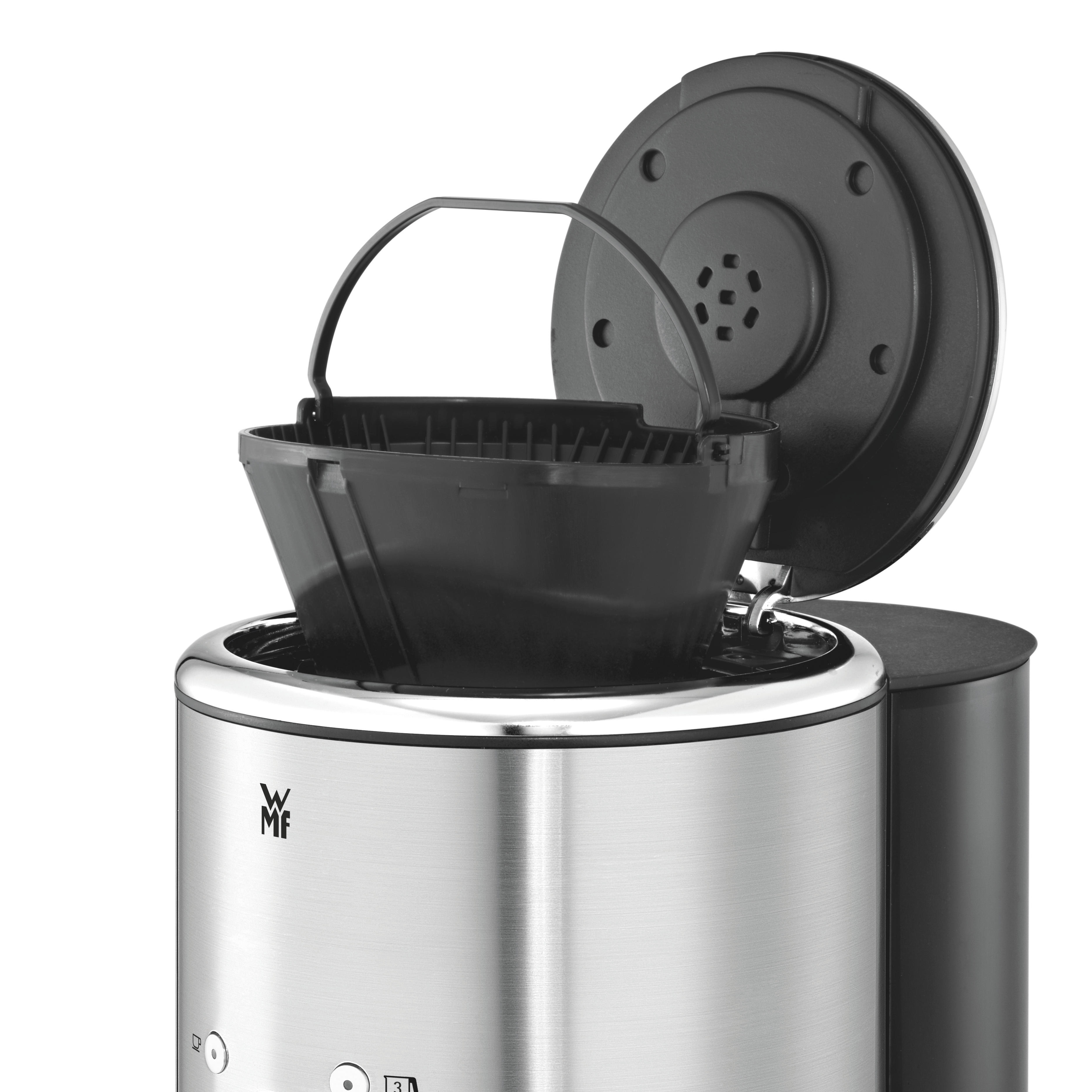 WMF 04.1214.0011 Küchenminis Kaffeemaschine Cromargan® matt/Schwarz