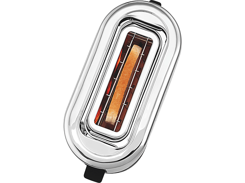 WMF 04.1410.0011 KÜCHENminis® Toaster Edelstahl matt (600 Watt, Schlitze: 1)