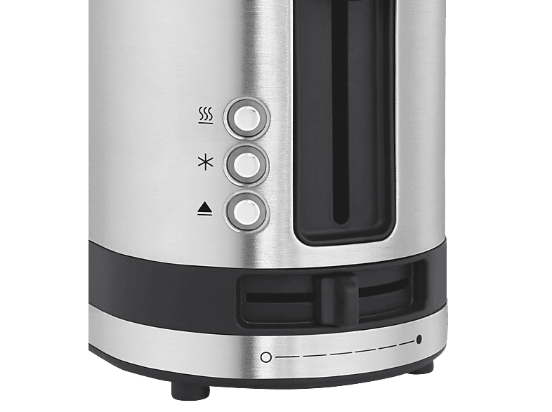WMF 04.1410.0011 KÜCHENminis® Toaster Edelstahl matt (600 Watt, Schlitze: 1)