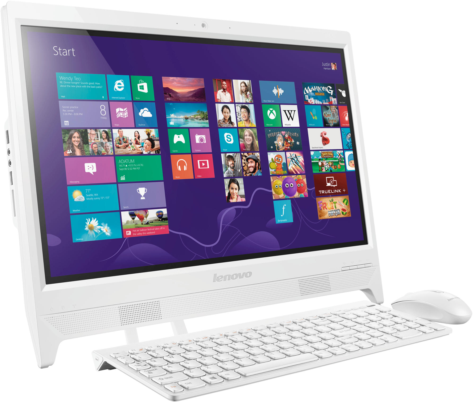 All in One | Lenovo C260, Celeron J1800, RAM 4GB, 500 GB | MediaMarkt