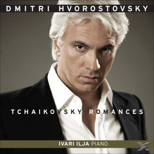 Albumcover mit Dimitri Hvorostovsky und dem Titel 'Tchaikovsky Romances'.