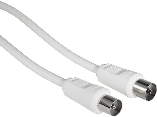 HAMA câble d'antenne - Câble (Blanc)