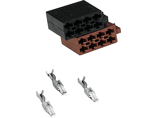 HAMA 062280 MONTAGESET ISO STECKER - Iso Stecker (Schwarz/braun)