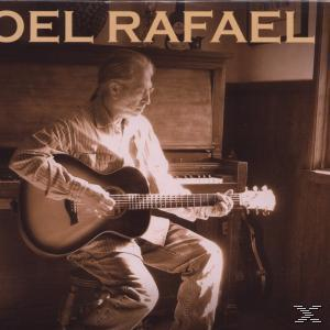 Del Rafael Albumcover, ein Mann spielt Gitarre in einem Raum mit Klavier.