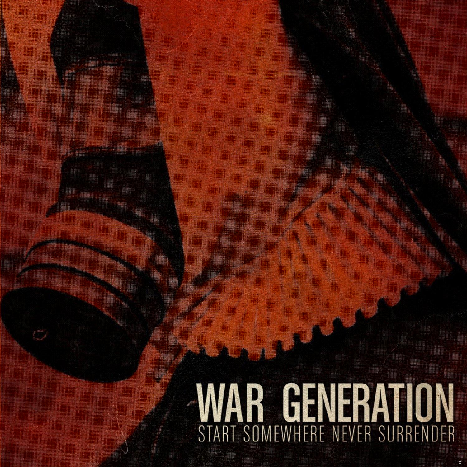 War Generation Somewhere - - (CD) Surrender Never Start