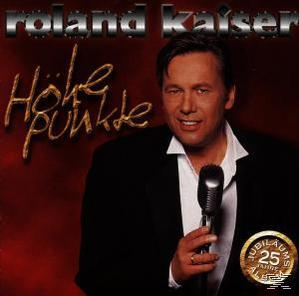 CD-Cover mit einem Mann, der ein Mikrofon hält. Titel: 'Höhepunkte' (Highlights).