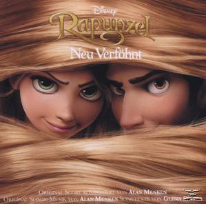Albumcover von Rapunzel. Gesichter sind in der Mitte des goldenen Haares sichtbar. Dunkler Hintergrund.