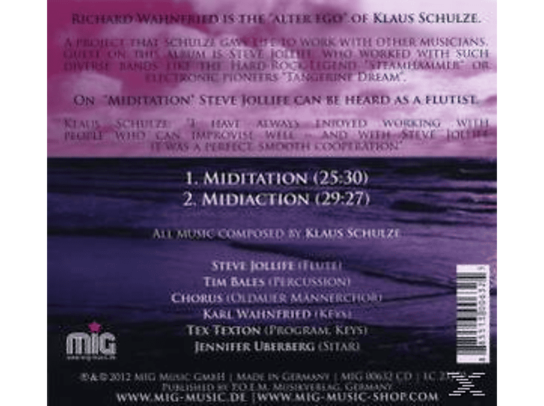 Thumbnail - Klaus Schulze - Richard Wahnfried's Miditation (CD)