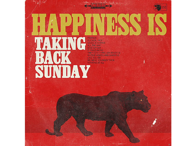 Taking back Sunday Happiness is poster. Back sunday